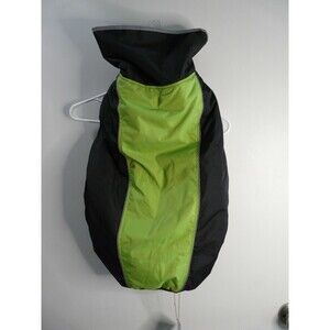 Dociote Dog XL Winter Overcoat Green and Black Reflective